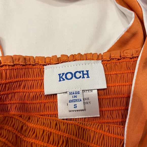 Koch Cece Top in Texas Tangerine. Size small. New with removed tag. - Picture 3 of 4